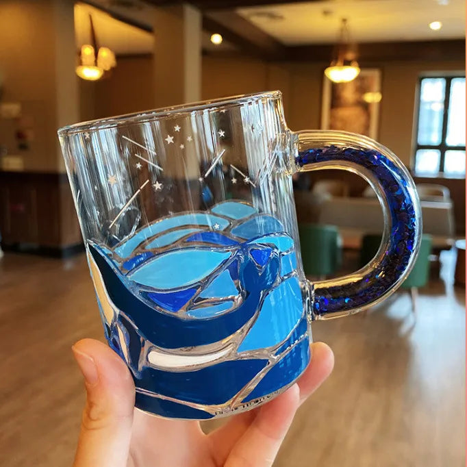 SakuraGlass Cup™ – プレミアムフラワーガラスカップ